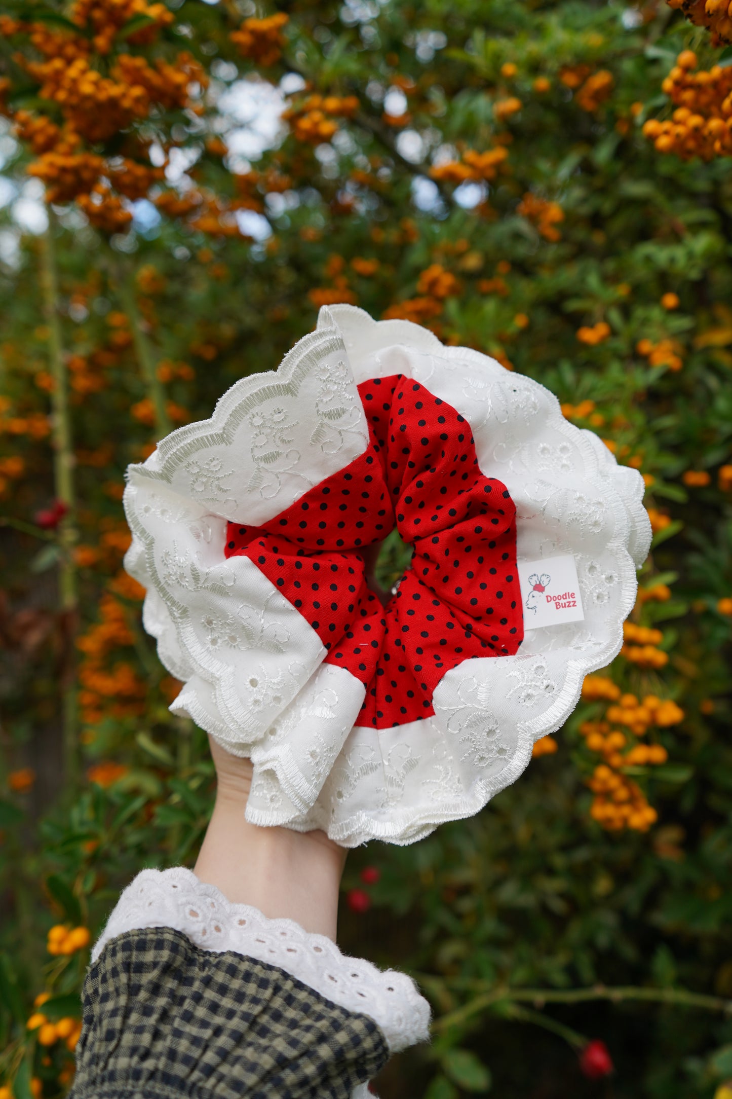 The Red and Black Polka Dot Regular Doodle Buzz