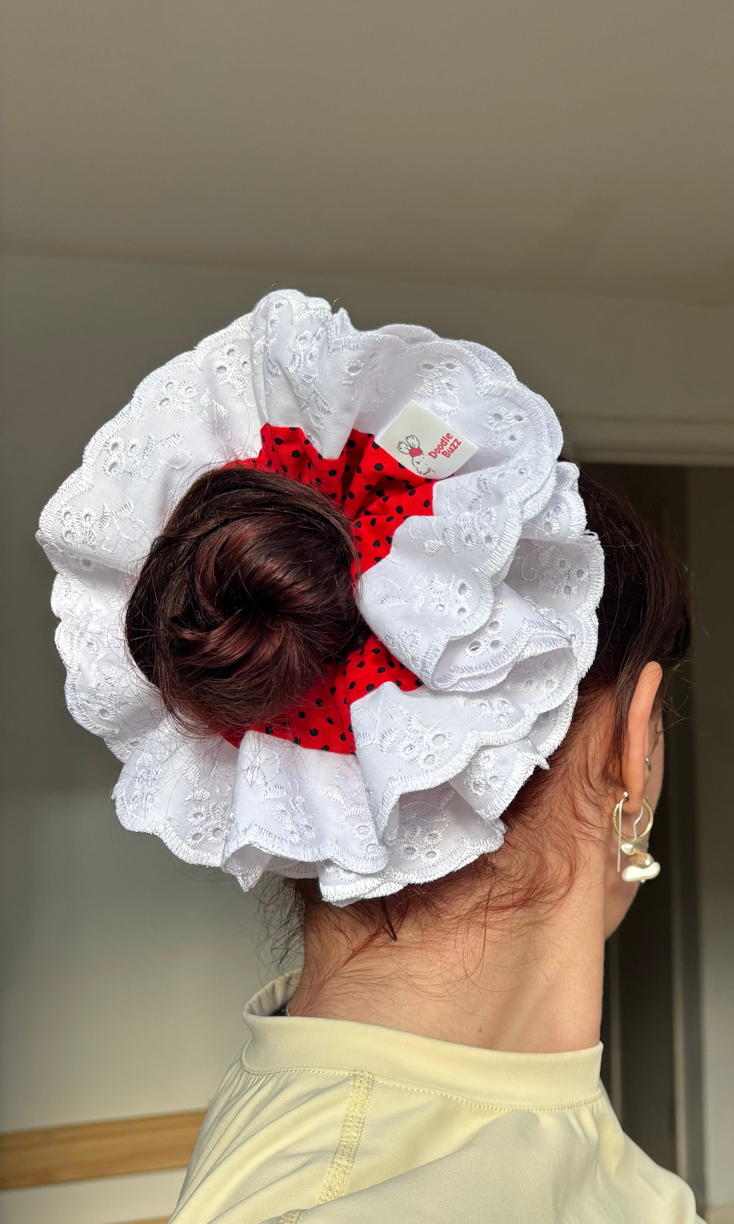 The Red and Black Polka Dot Regular Doodle Buzz