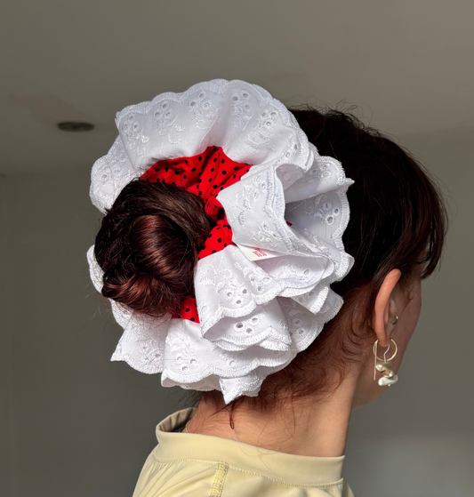 The Red and Black Polka Dot Regular Doodle Buzz