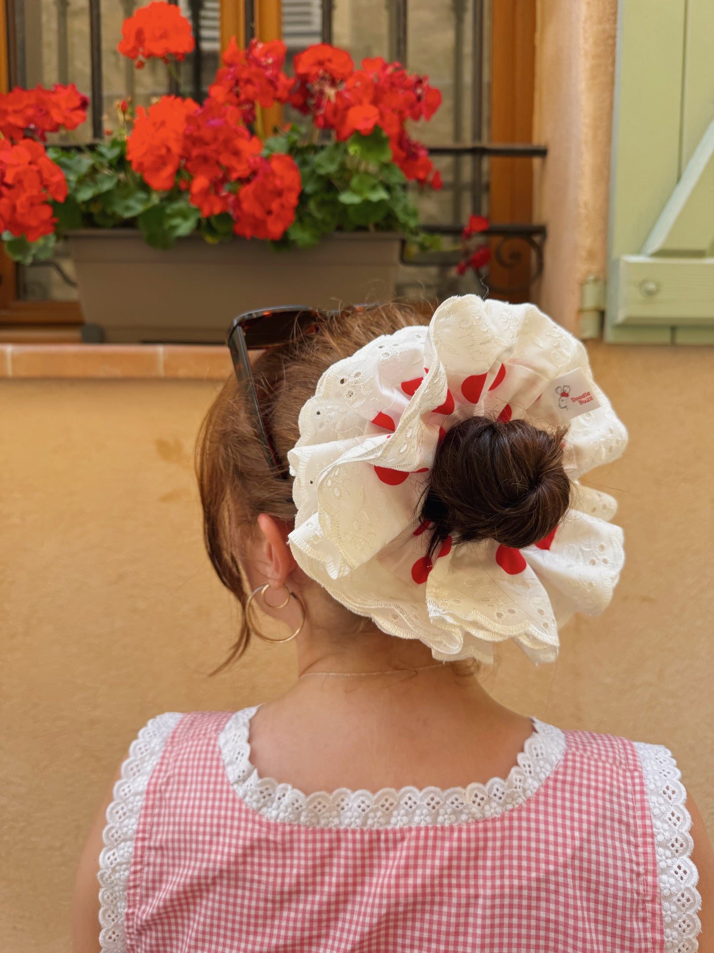 The Red and White Polka Dot Regular Doodle Buzz