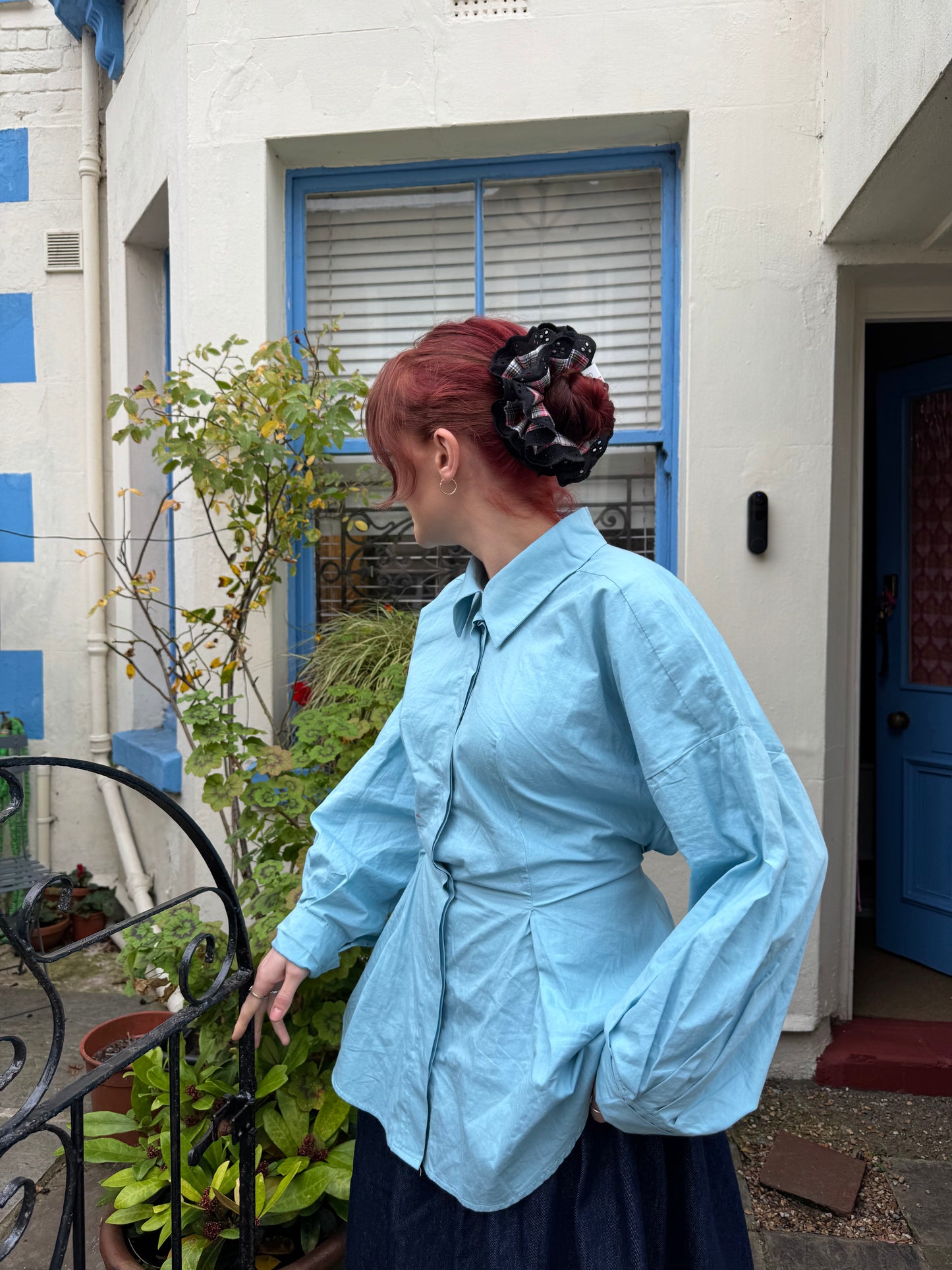 The Black Trim Mini Tartan Doodle Buzz